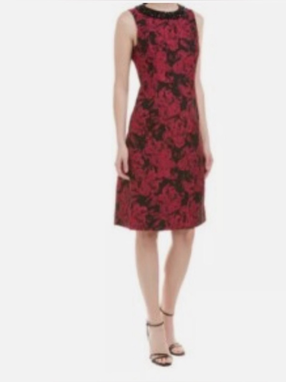 RICKIE FREEMAN for TERI JON Cocktail Sleeveless Dress
